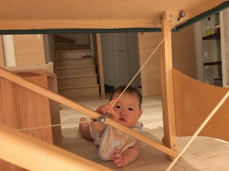 パパの方まで来れるかな？