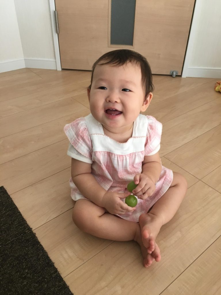 辻さんから、立派なシャインマスカットを頂いた！