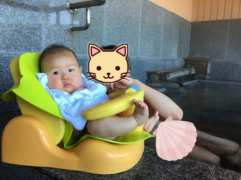 ママのママ　のお誕生日で温泉に