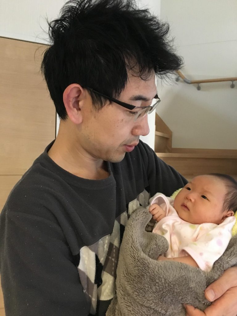 初めてパパだけでお風呂