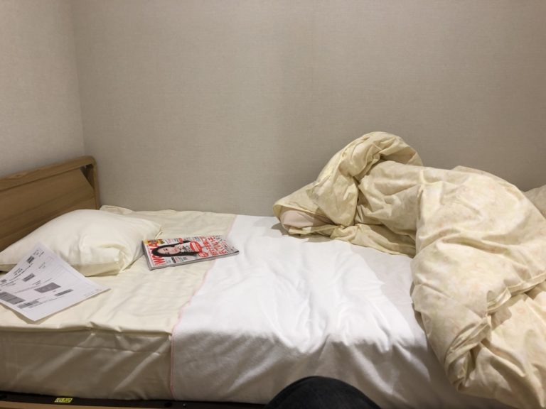 ママのベッド。