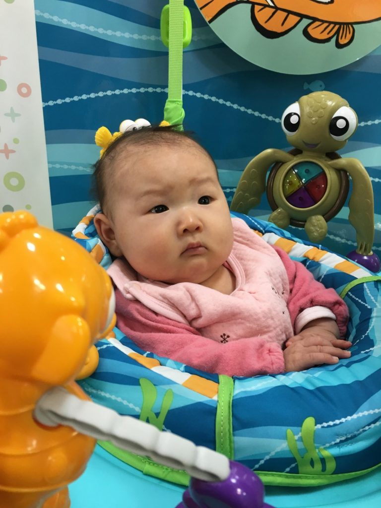 ニモの世界に迷い込んだねねちゃん