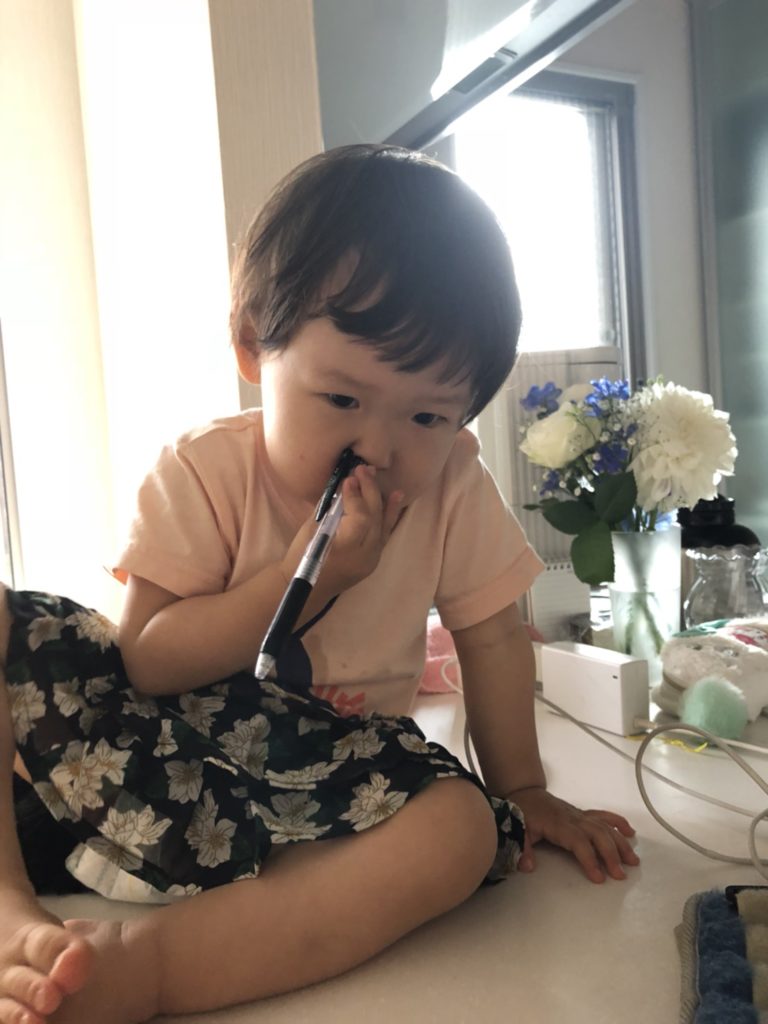ボールペンのペストポジション