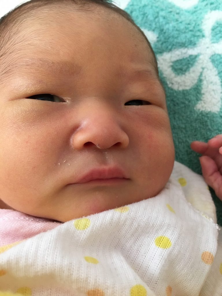 あかちゃんのクチビルだって、富士山っぽい